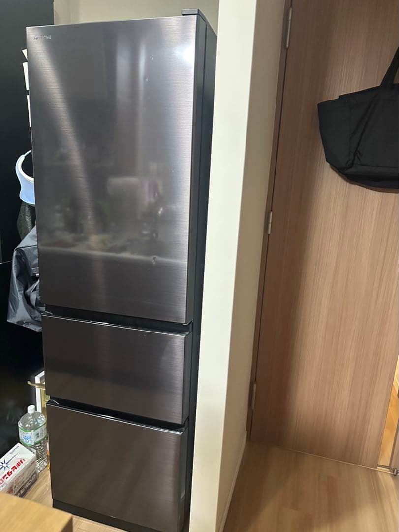 ダークシルバー 3ドア冷蔵庫