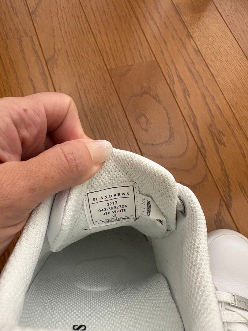 ST ANDREWS ホワイト ゴルフシューズ