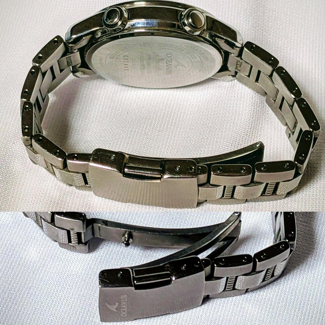 良品 CASIOカシオ レディース腕時計オシアナス電波ソーラー ピンク キュート