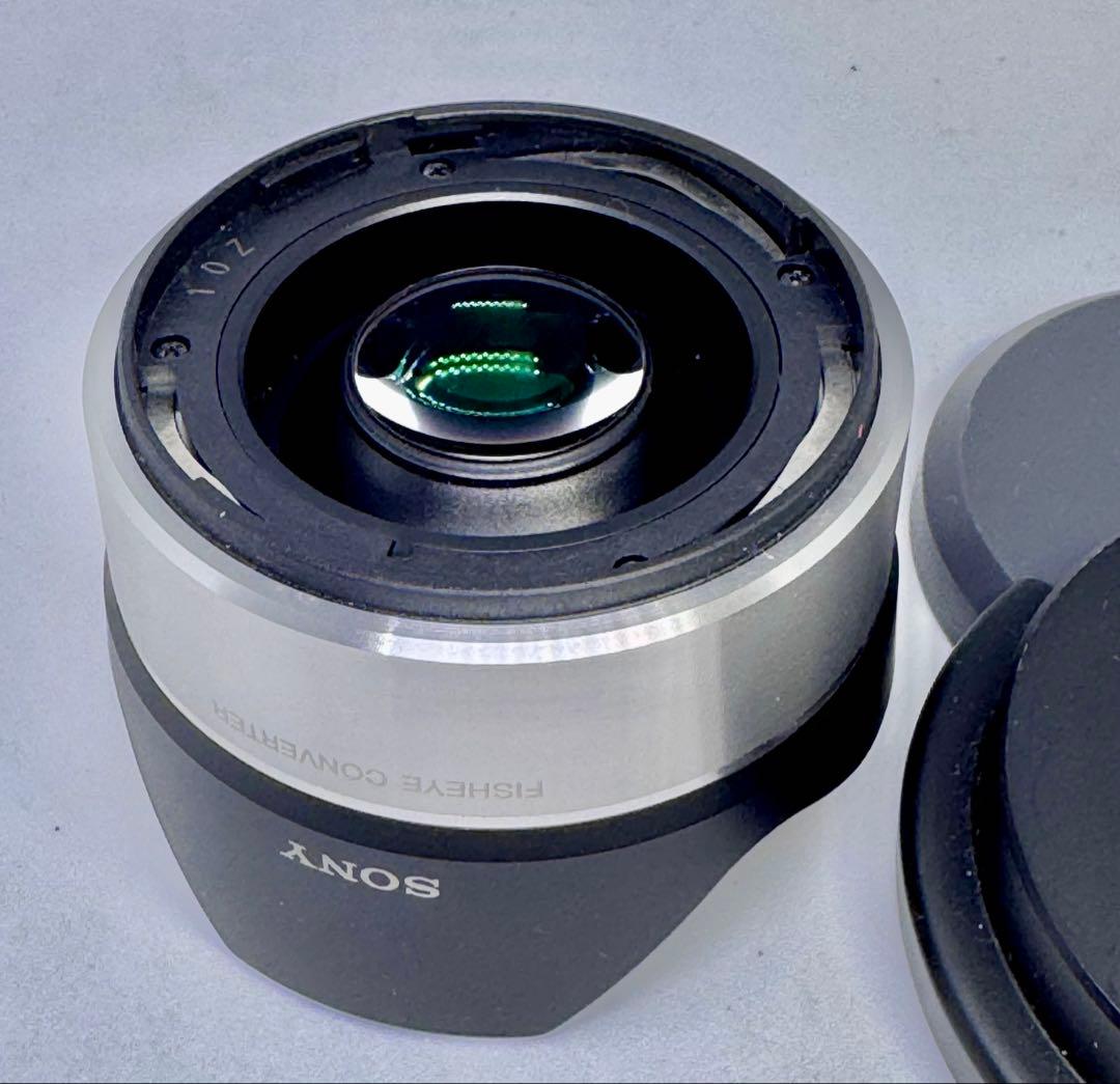 SONY NEX-5 16mm ワイド・魚眼 コンバーター セット 純正ケース付