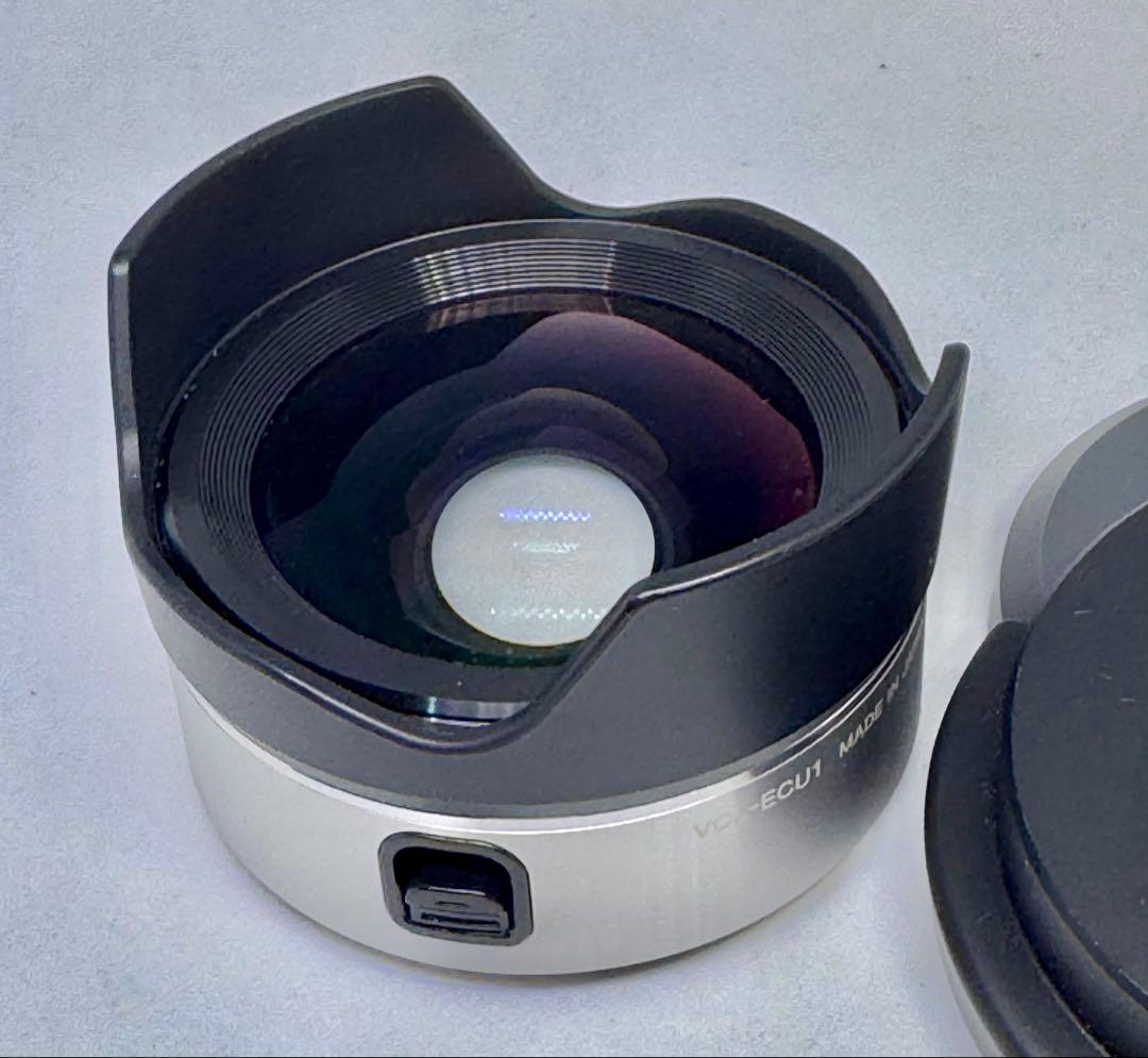 SONY NEX-5 16mm ワイド・魚眼 コンバーター セット 純正ケース付