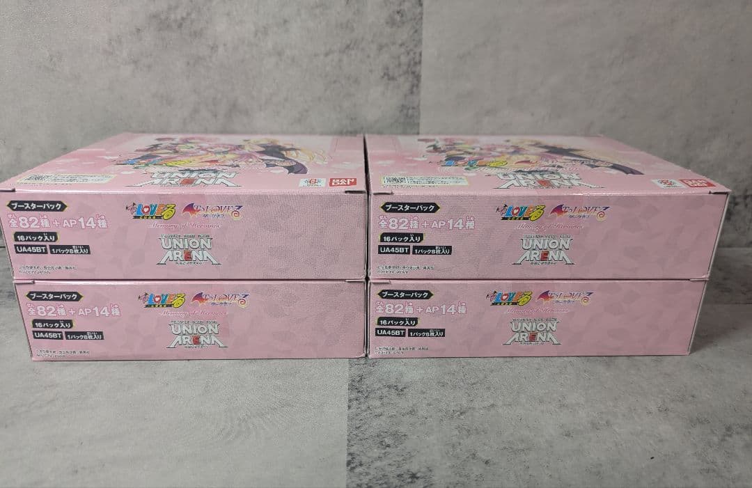 ユニオンアリーナ ToLOVEる ブースターパック 新品未開封 4BOX