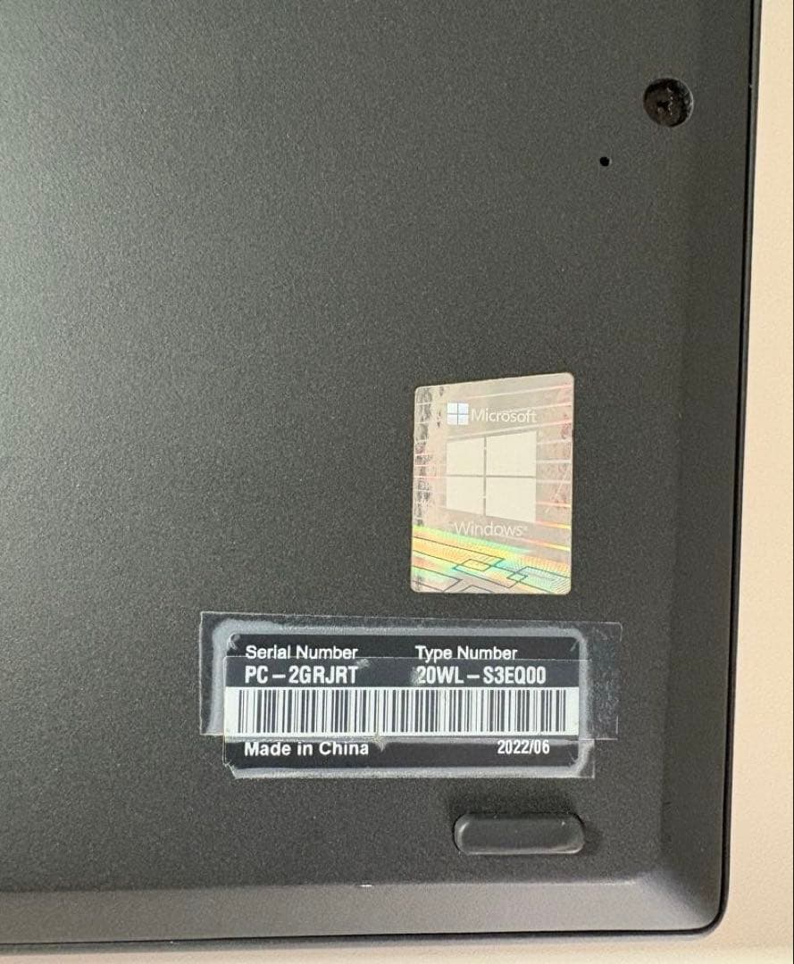 ThinkPad X13インテルi5✨16GBメモリ⭐️バッテリー99.9%⭐️