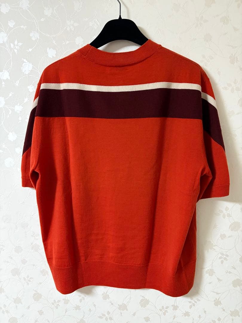 【ドリスヴァンノッテン】　半袖ニット　赤