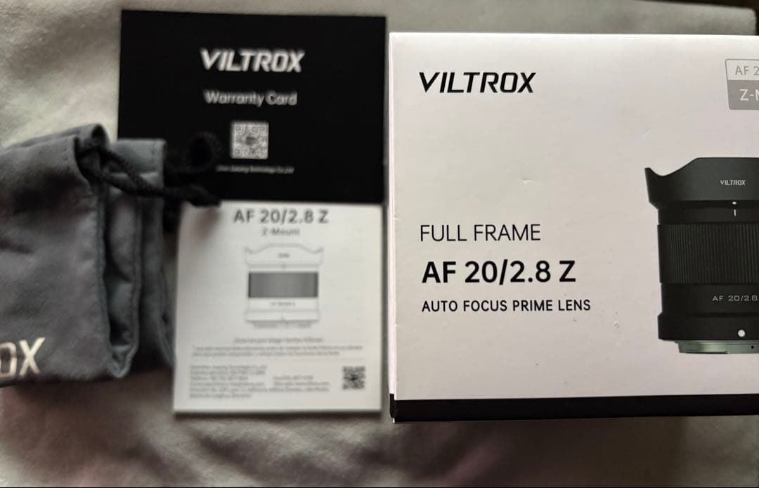 Viltrox AF 20mm f/2.8 Z レンズ