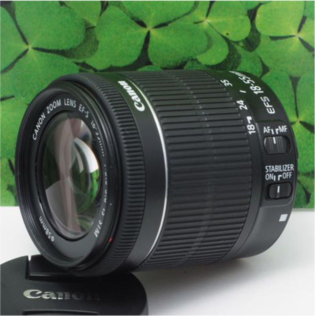【美品】キヤノンEF-S18-55mm STM標準ズーム⭐️音が静かで動画で活躍