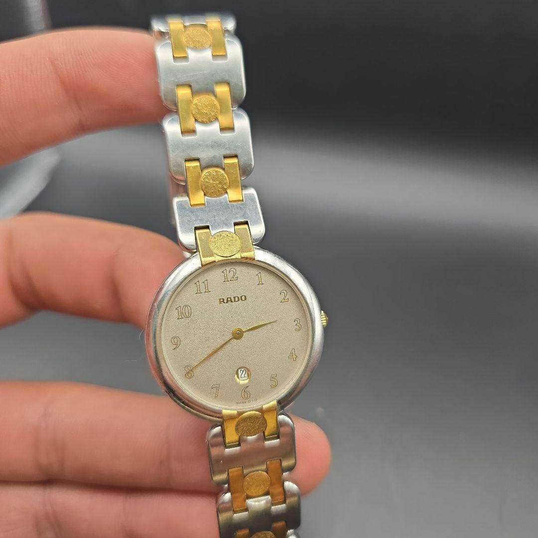 RADO アナログ腕時計 シルバー/ゴールド
