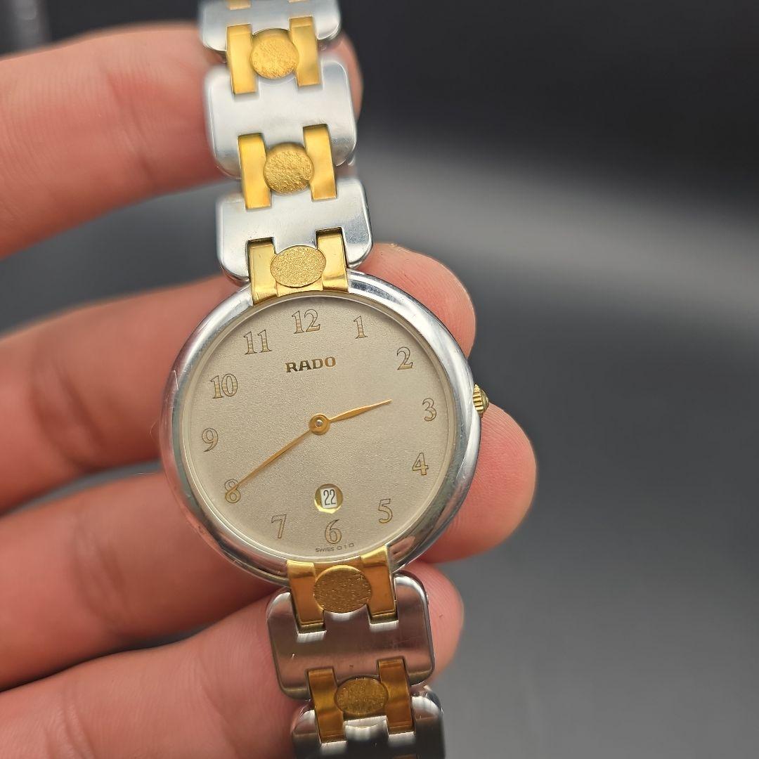 RADO アナログ腕時計 シルバー/ゴールド