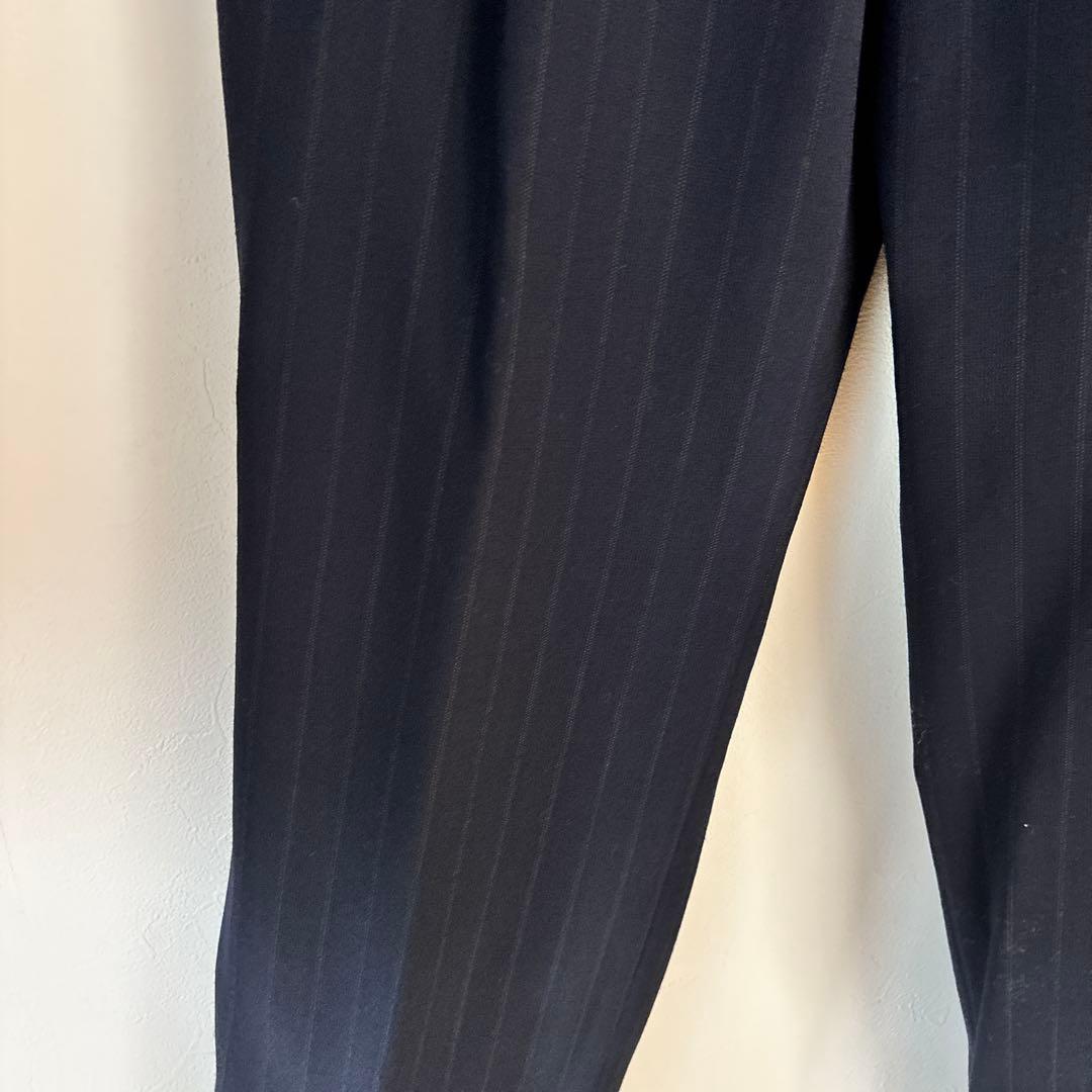 レリアン、2点セット、フォーマル、パンツスーツ、ストライプ、薄生地、