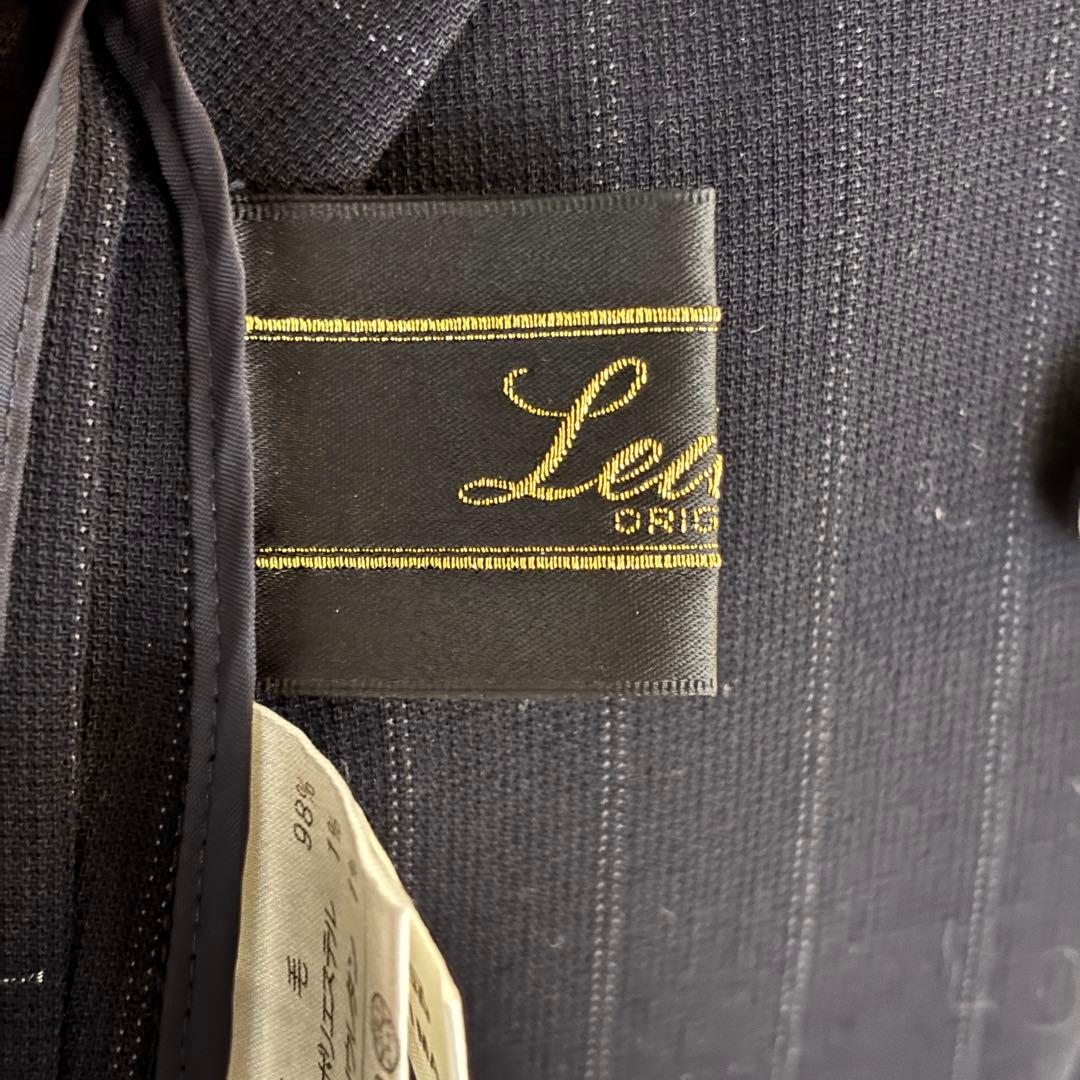 レリアン、2点セット、フォーマル、パンツスーツ、ストライプ、薄生地、