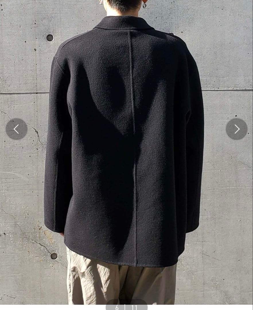 ATON エイトン 別注　Double Cashmere Melton カシミヤ