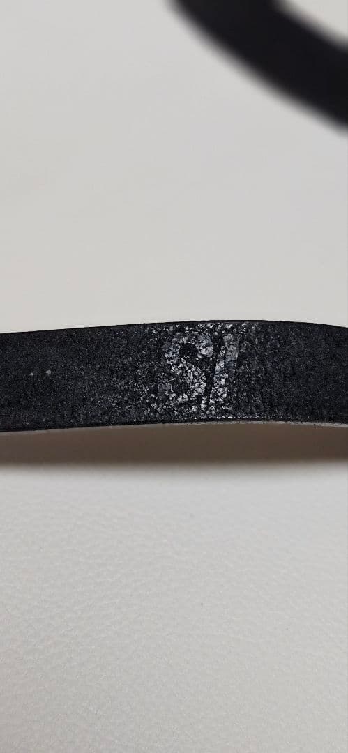 イッセイミヤケ1990年代レザーベルト　ウエスト62~72cm