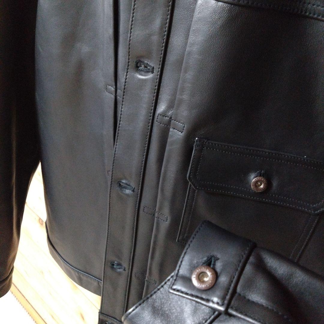 Schott ショット シープレザー 1st トラッカージャケット 革ジャン