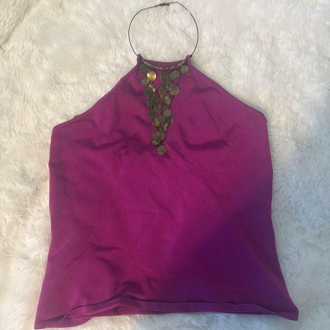 ラルフローレン　ブラックレーベル　ホルダーネック　トップス