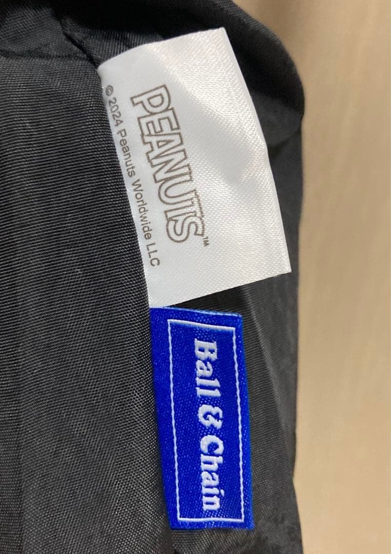 Ball & Chain 黒 バンダナ　スヌーピー　Lサイズ