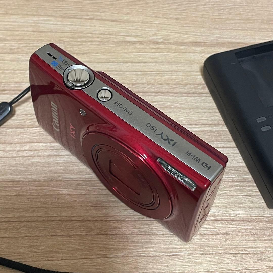 Canon IXY 190 レッド 動作確認済み　付属品完備