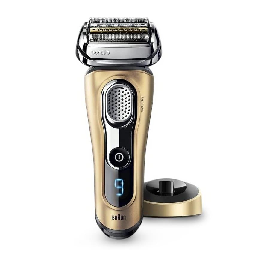 【美品】BRAUN Series 9 電気シェーバー 別売新品替刃付き ゴールド