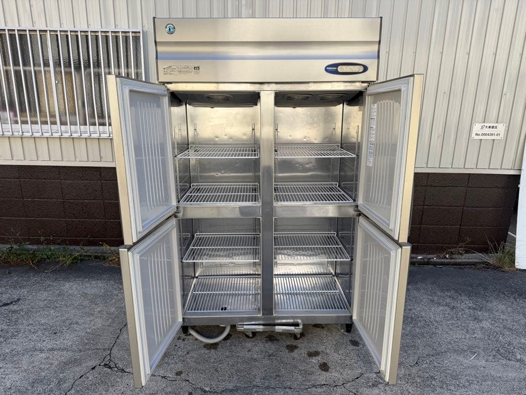 ホシザキ　縦型冷凍２面冷蔵２面　３相２００V　飲食店　HRF-120ZFT3