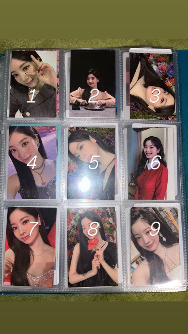 TWICE ダヒョン トレカ ばら売りも可能