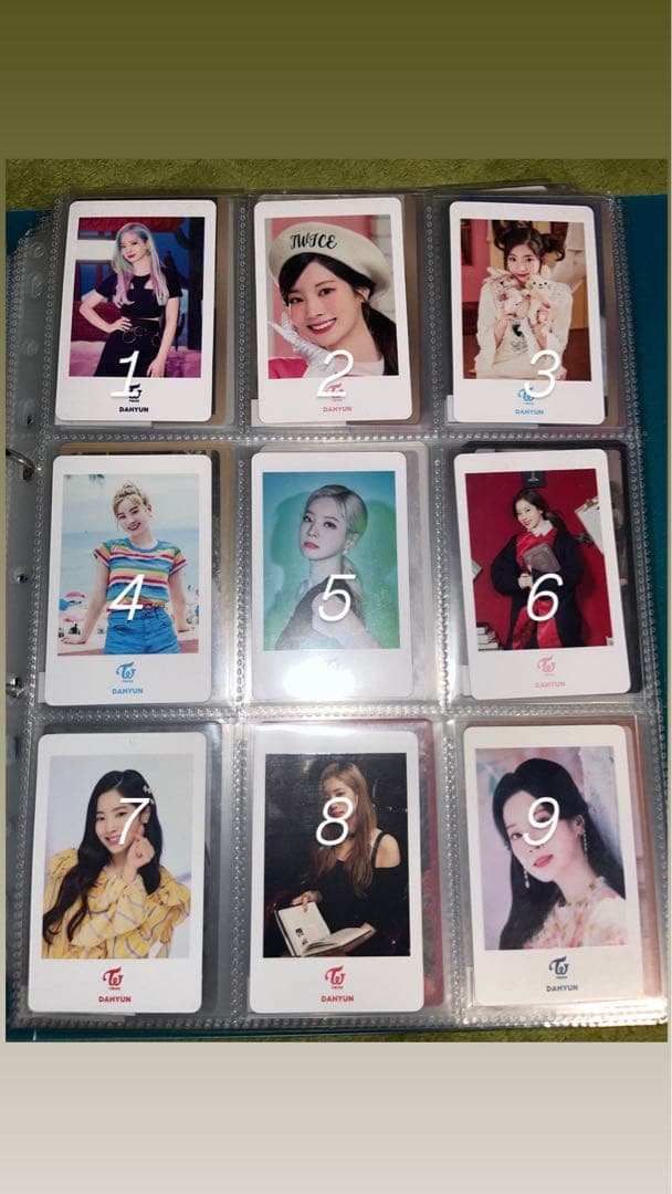 TWICE ダヒョン トレカ ばら売りも可能