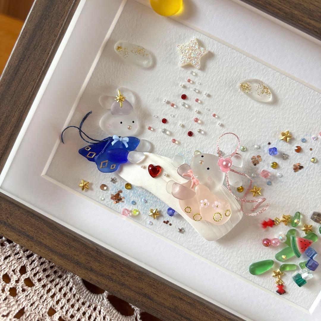 シーグラスアート❁七夕の出会い…♡❁