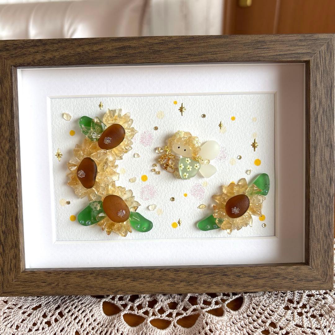 シーグラスアート❁七夕の出会い…♡❁