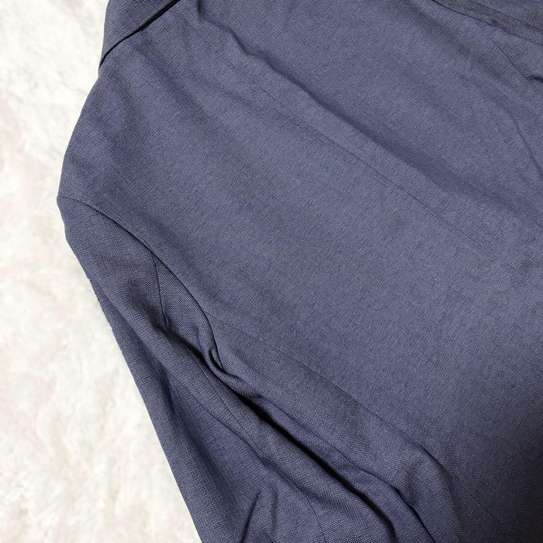 ✨美品✨ 洗える プラステ スーツ パンツ セットアップ 青 紺