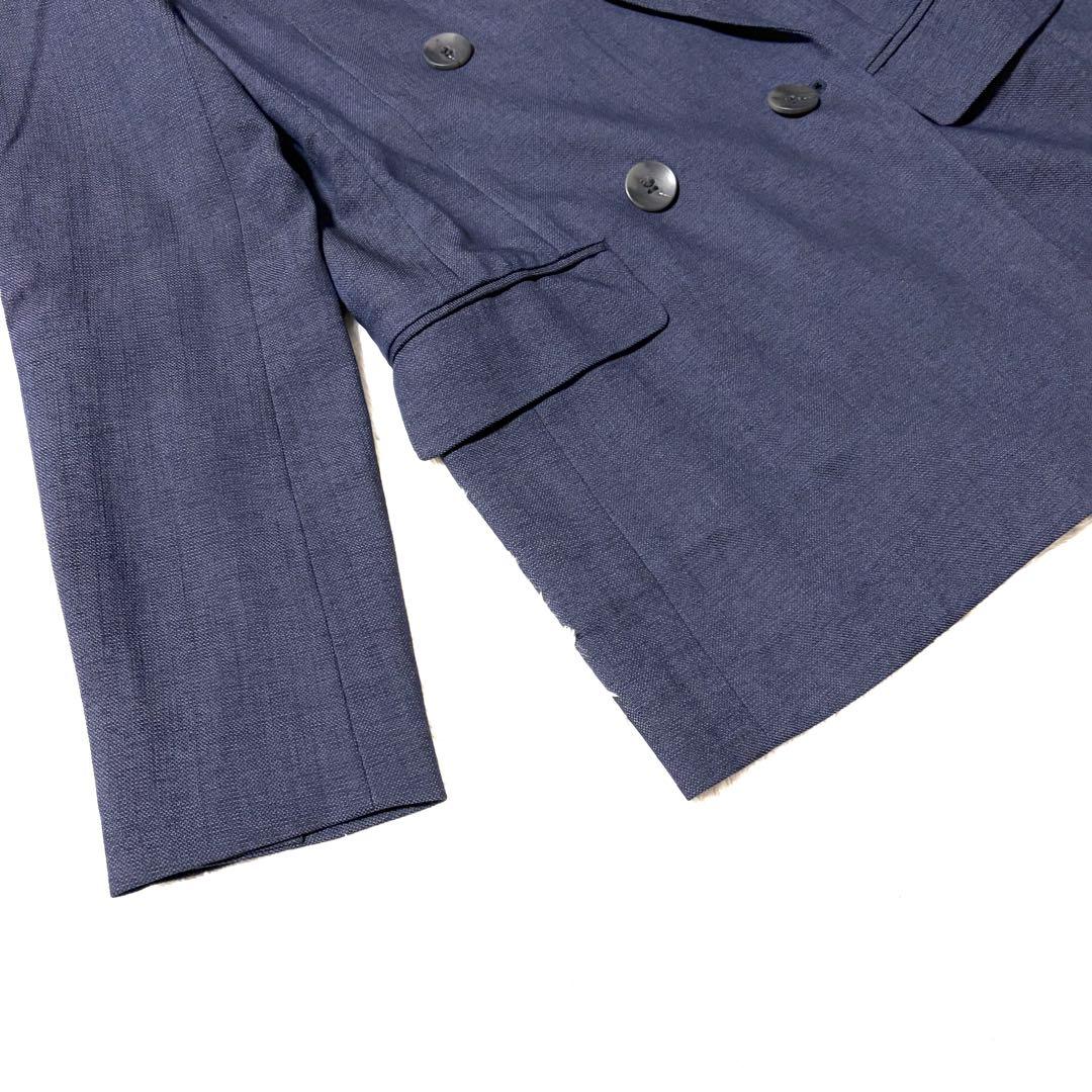 ✨美品✨ 洗える プラステ スーツ パンツ セットアップ 青 紺