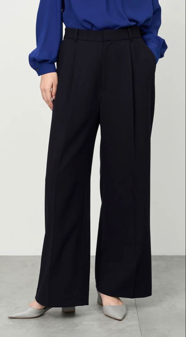 いよ⭐︎ソージュ　soeju ウールライクジャケット　パンツスーツ　セット