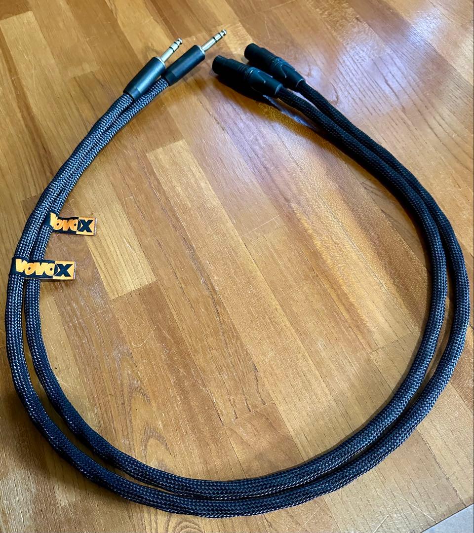 VOVOX excelsus direct S XLR(F)→TRS 1m 2本