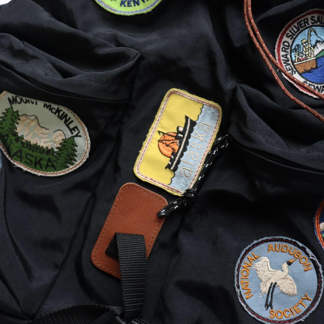 未使用 GO TO HOLLYWOOD ナイロンワッペンディパック【ブラック】