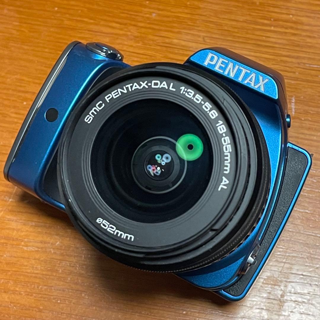ペンタックス PENTAX K-S1 レンズキット ブルー 実用良品