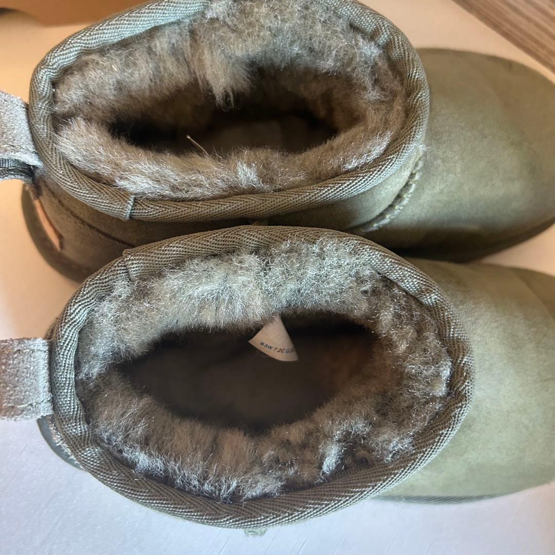 【美品】UGGアグ☆CLASSIC ULTRA MINI ムートンブーツ 23