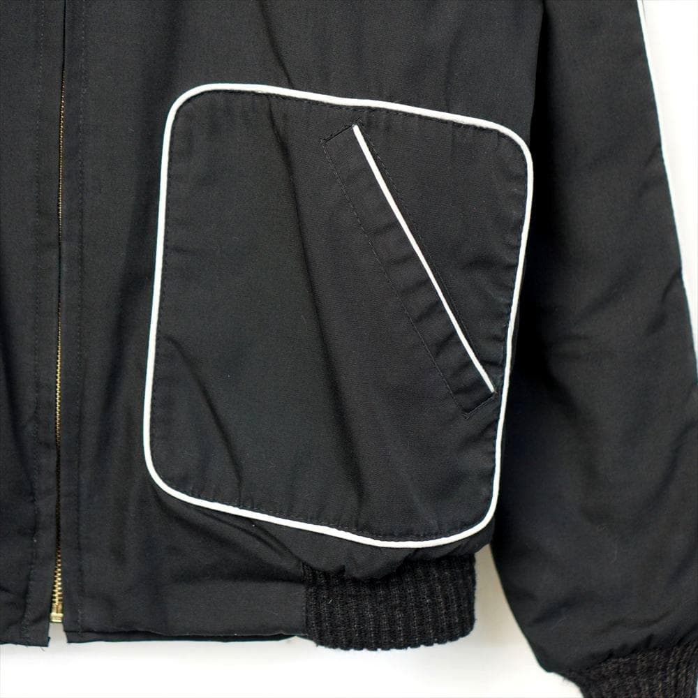 60s70s ビンテージ Catalina 中綿ブルゾン 黒灰 黒白