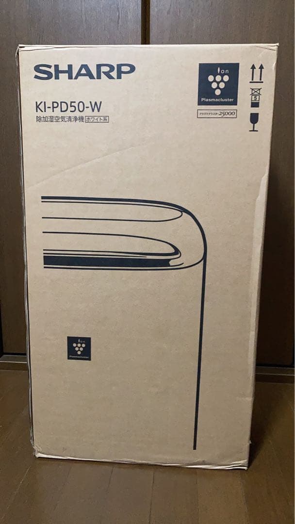【美品】SHARP KI-PD50-W 除加湿空気清浄機 ホワイト