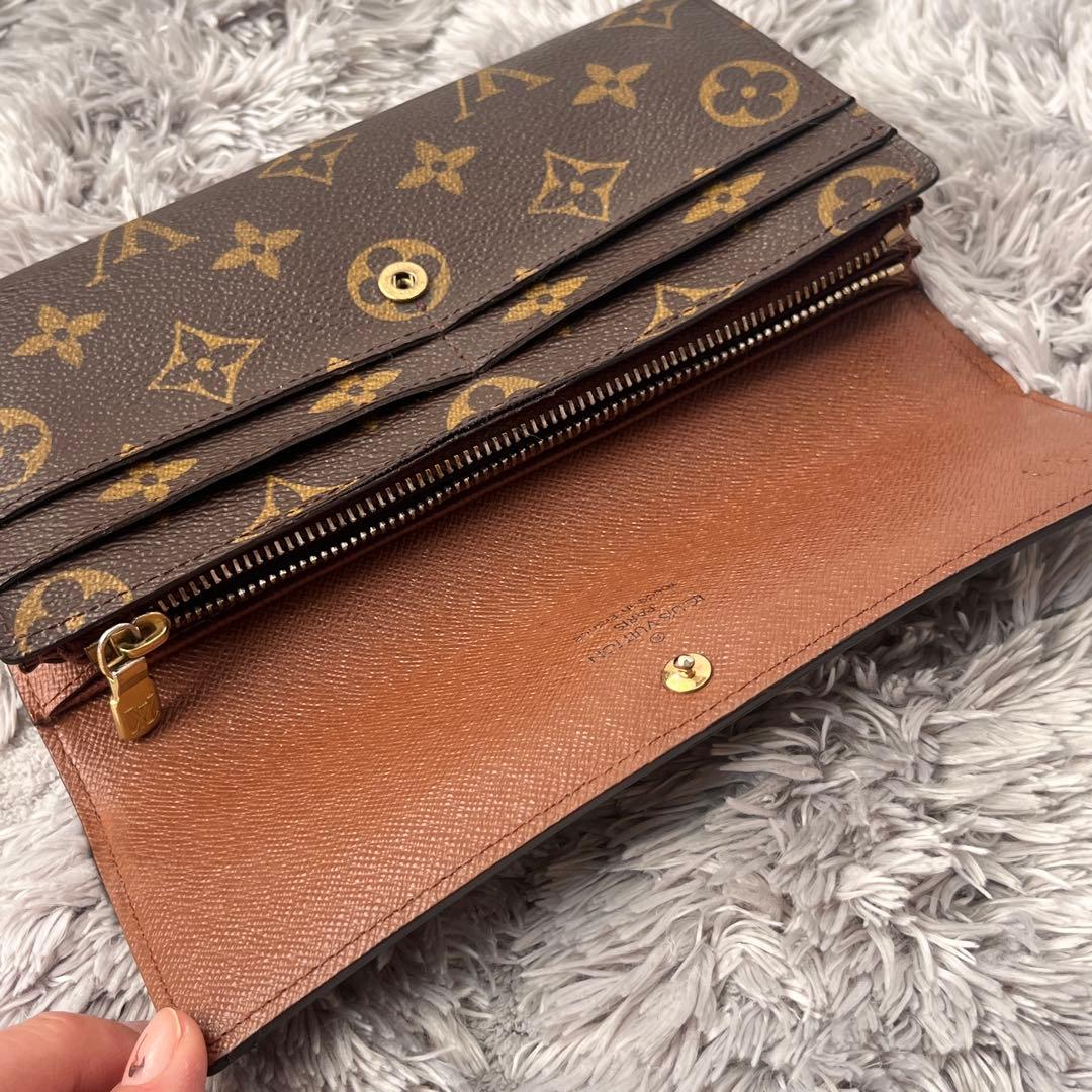 ルイヴィトン　ポルトフォイユサラ　モノグラムキャンバス　長財布