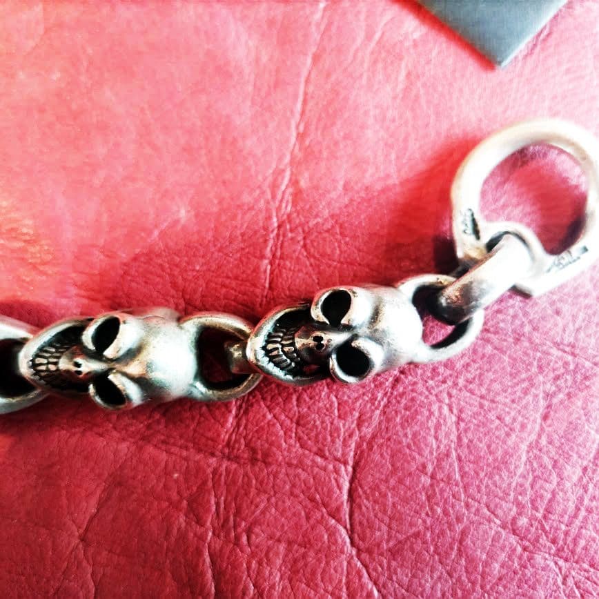 Bill Wall Leather ヴィンテージスカル ドッグ ブレス