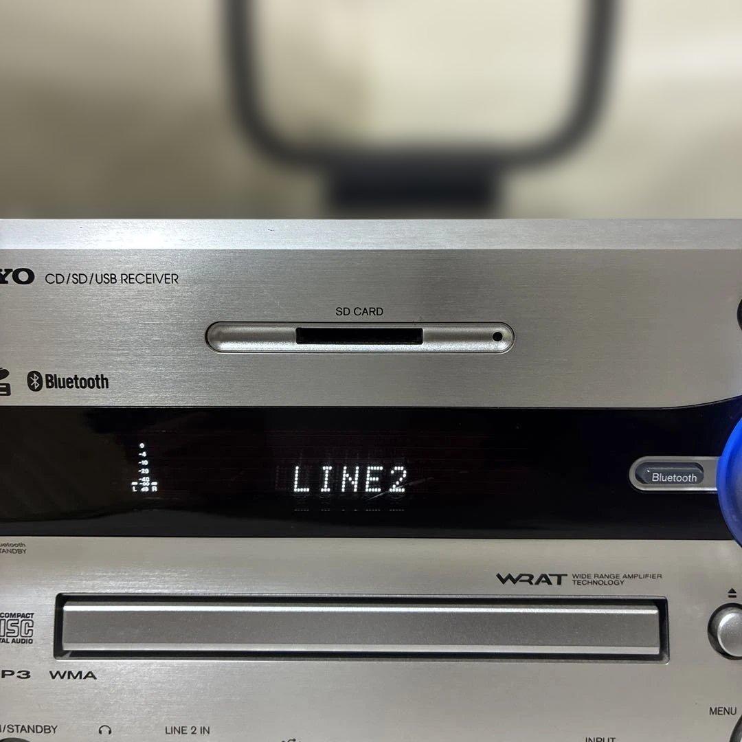 【ジャンクONKYO】NFR-9XS CD/SD/USBレシーバー　通電確認済