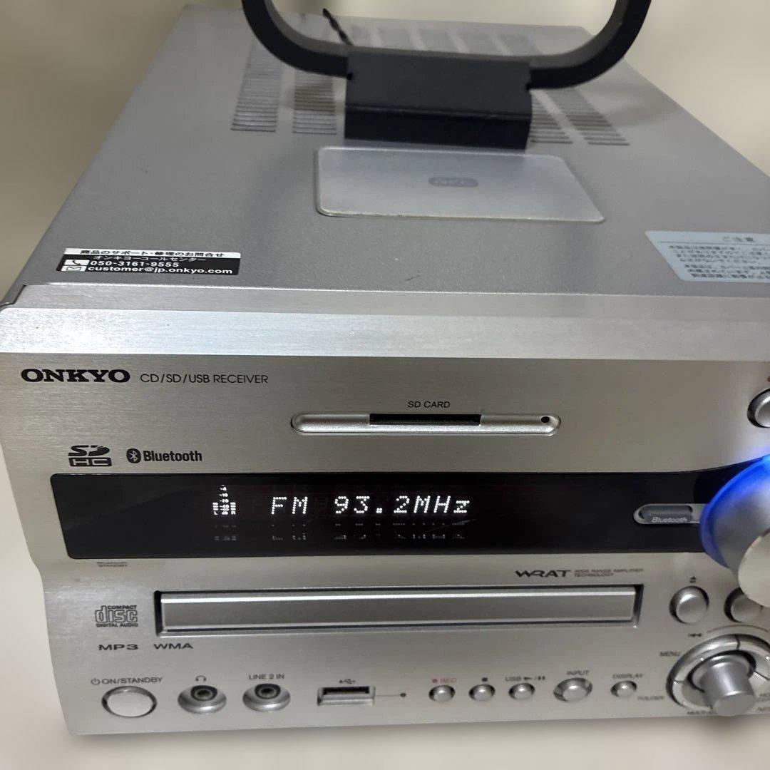 【ジャンクONKYO】NFR-9XS CD/SD/USBレシーバー　通電確認済
