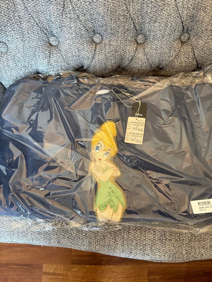 セントマイケル　ディズニー　ティンカーベル　クルーネックスウェット　XL