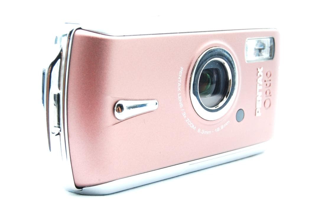 極上美品】PENTAX Optio W10ピンク防水 動作確認済 バッテリー新品
