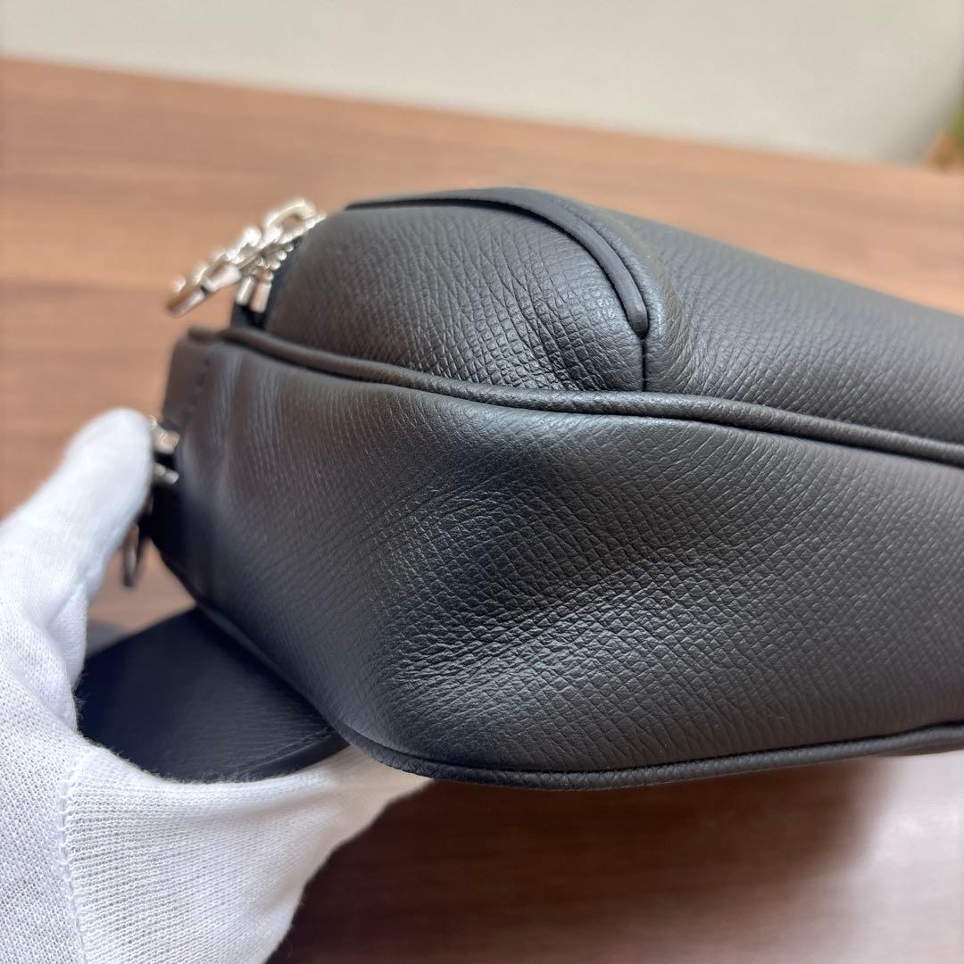 ルイヴィトン LOUIS VUITTON タイガ ボディバッグ ノワール