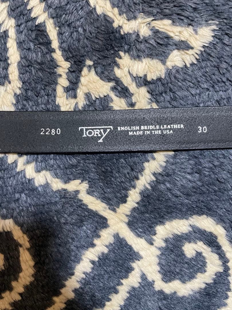TORY leather 30インチ フック バックル ベルト