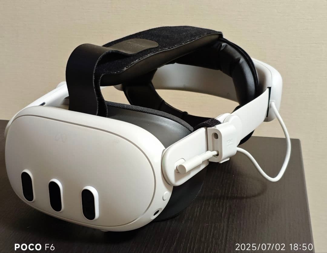 メタクエスト3 4K + KIWIDesign充電ストラップ付き