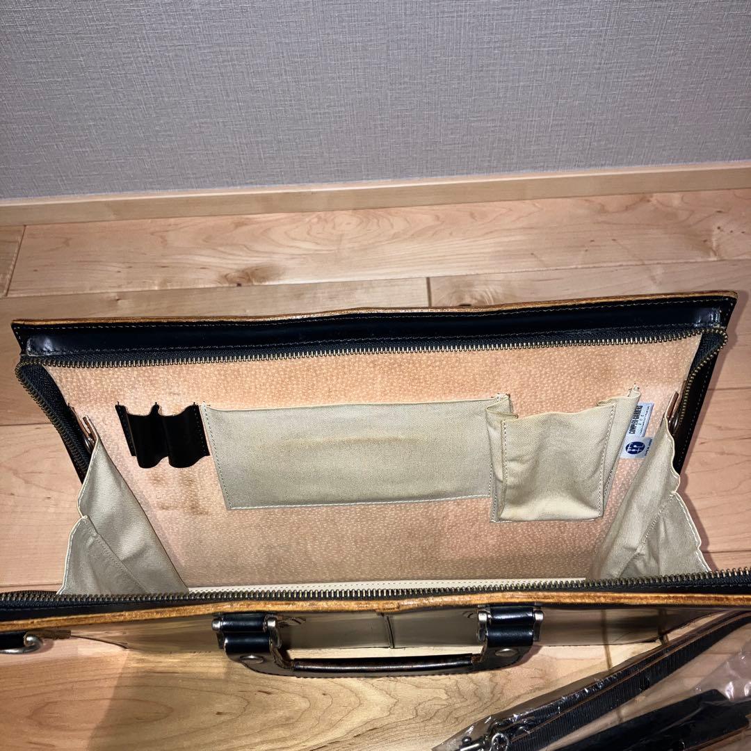 コンプレックス ガーデン　枯淡　ビジネスバッグ　ショルダーベルト付　ブラック