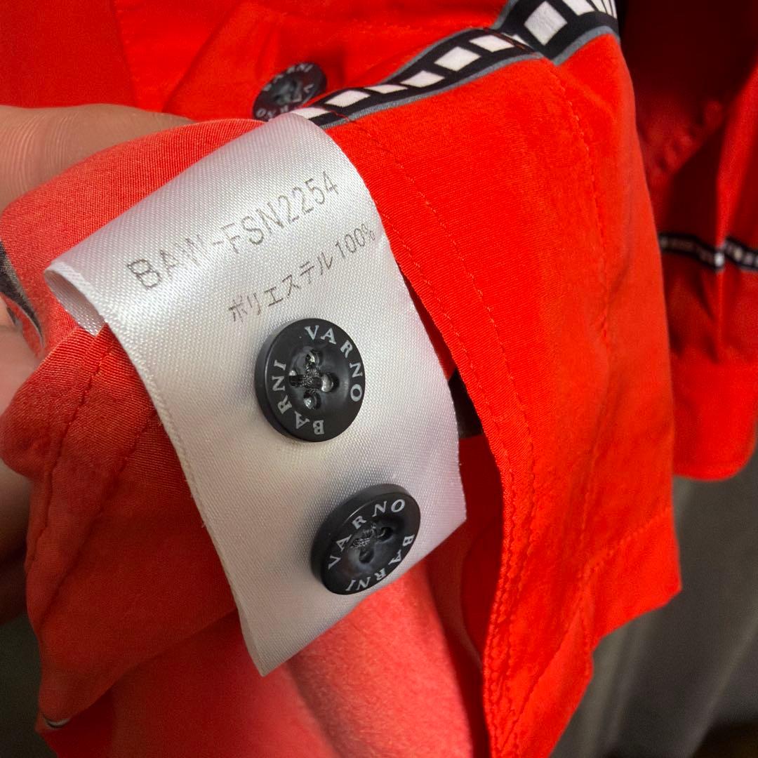 BARNI VARNO レッド 長袖シャツ L