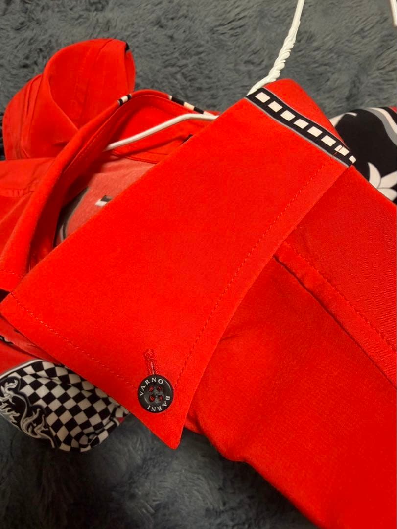 BARNI VARNO レッド 長袖シャツ L