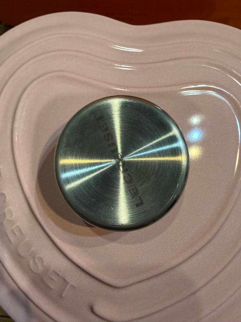 LE CREUSET ハート型 両手鍋 ピンク