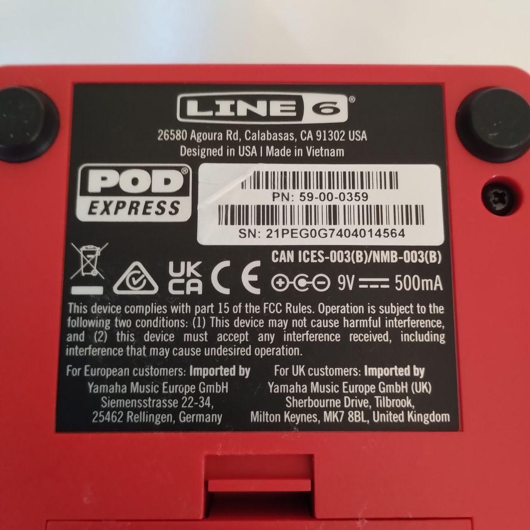 LINE 6 POD Express ギターエフェクター