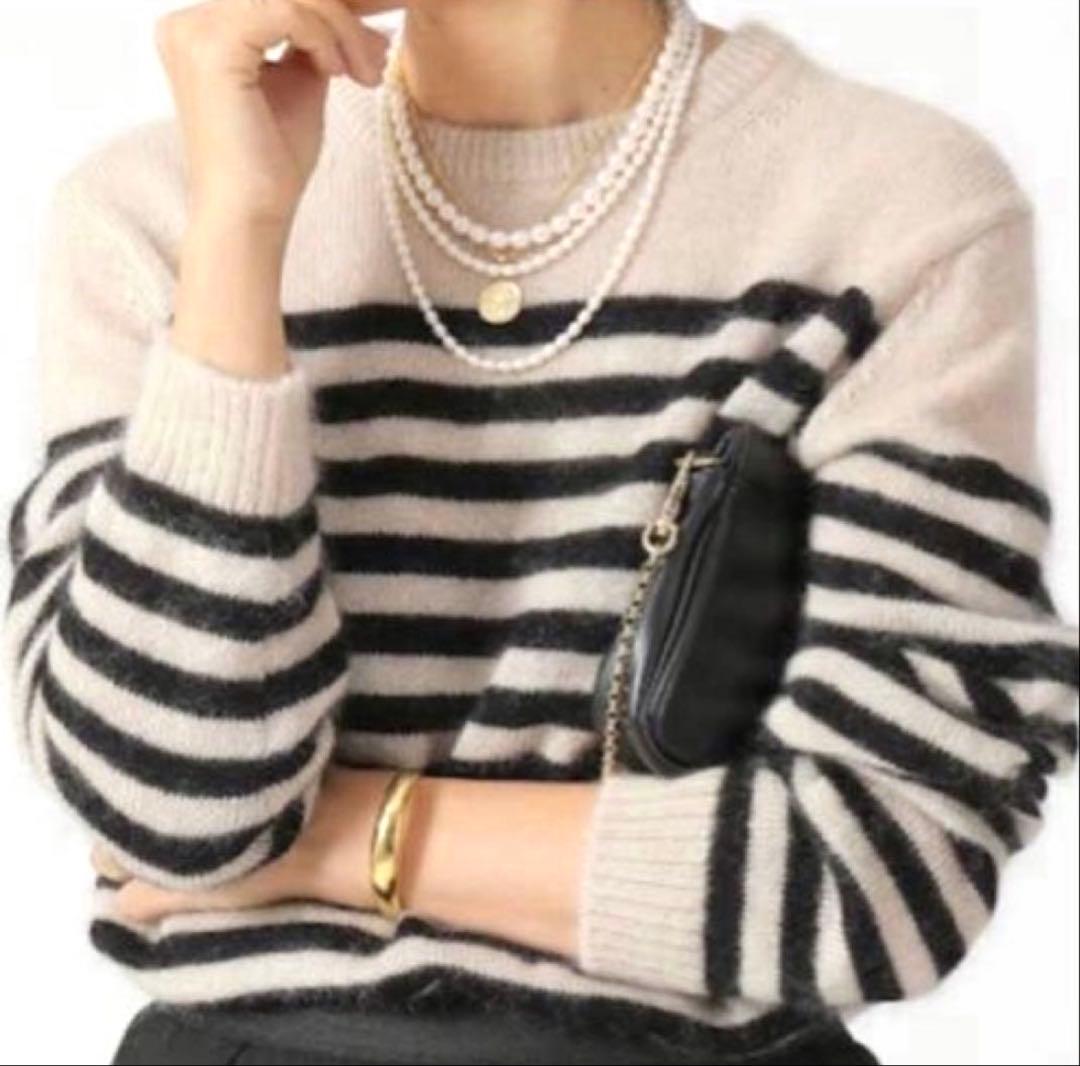 ドゥーズィエムクラス MUSE ボーダー ニット/AURALEE アパルトモン